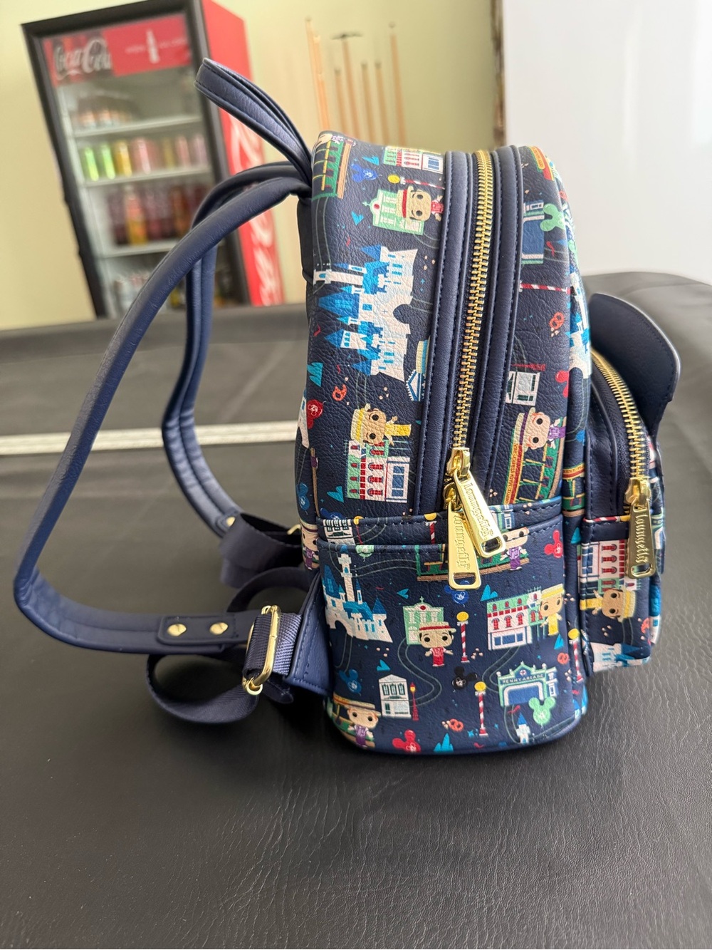 NWOT Disney Parks Loungefly Dapper Dans Main Street Trolley POP! Icons Backpack - Picture 4 of 8